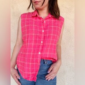 Pendleton Women’s Pink Salmon color Sleeveless Shirt